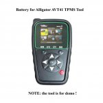 Battery Replacement for Alligator AVT41 TPMS Tool